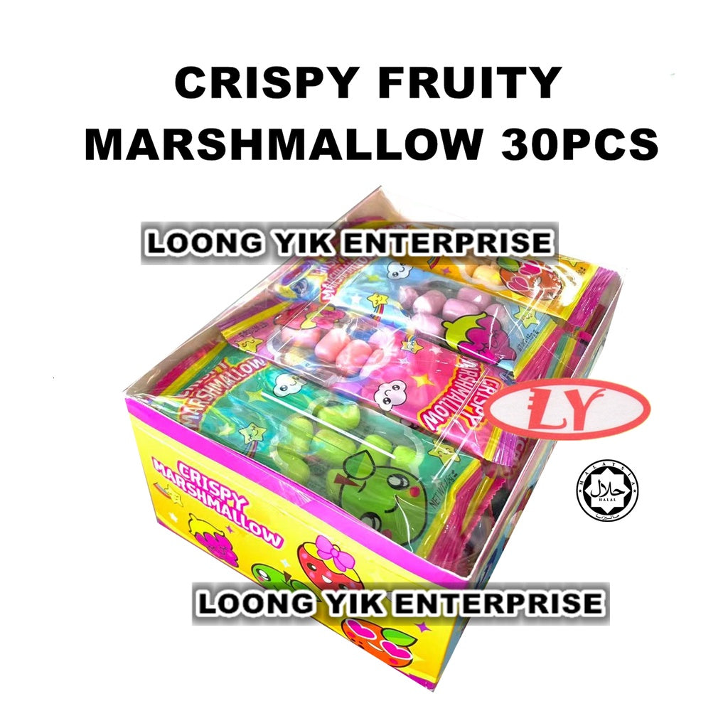 CRISPY FRUITY MARSHMALLOW 30PCS