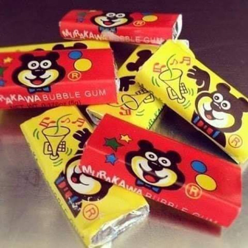 HITAM PUTIH BUBBLE GUM 5G X 60PCS HALAL