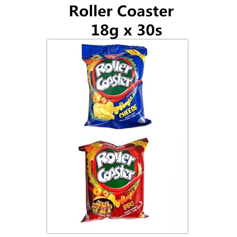 Roller Coaster Snack 18g x 30s Cheese Bbq