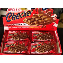 APOLLO CHECKER CHOCOLATE BAR 24'S