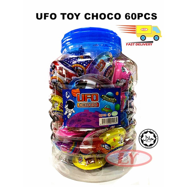 UFO CHOCOLATE BISCUIT INSIDE UFO 60PCS