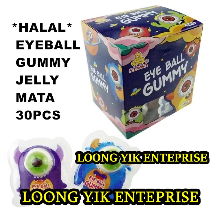 *HALAL* EYEBALL GUMMY JELLY MATA 30PCS