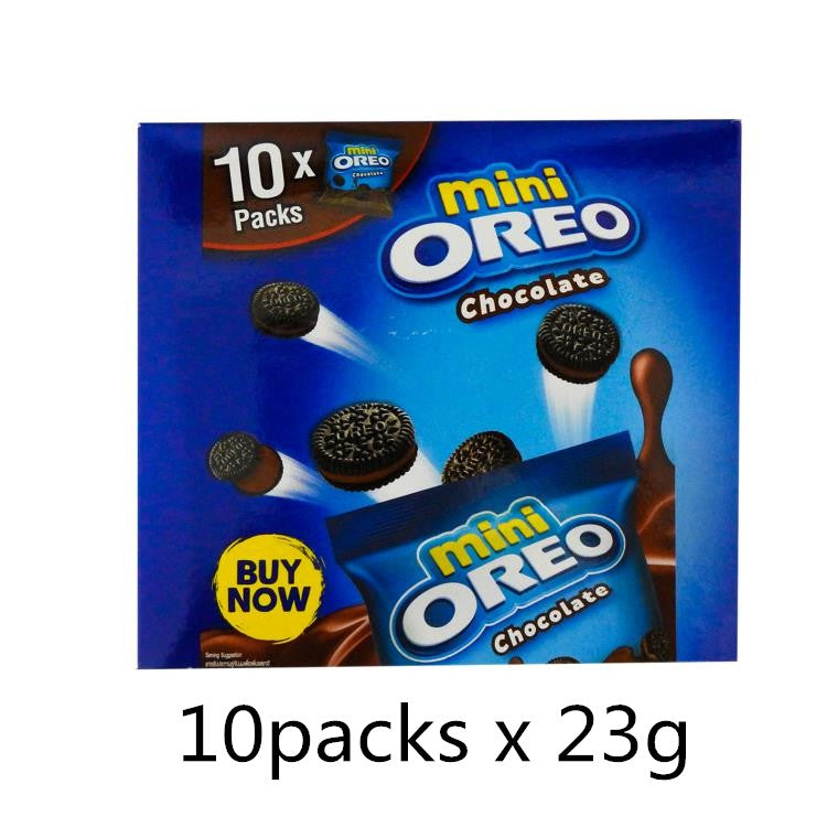 Oreo Mini Handy Pack - Original/Chocolate Creme (20.4g X 10 Packs)