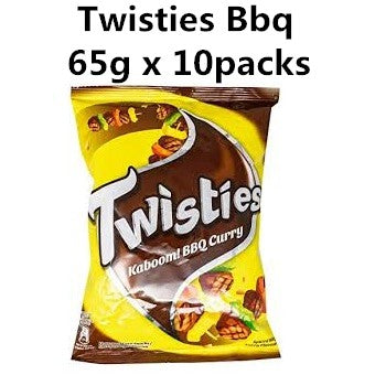 Twisties Bbq Cheese Chicken Tomato 65g x 10packs