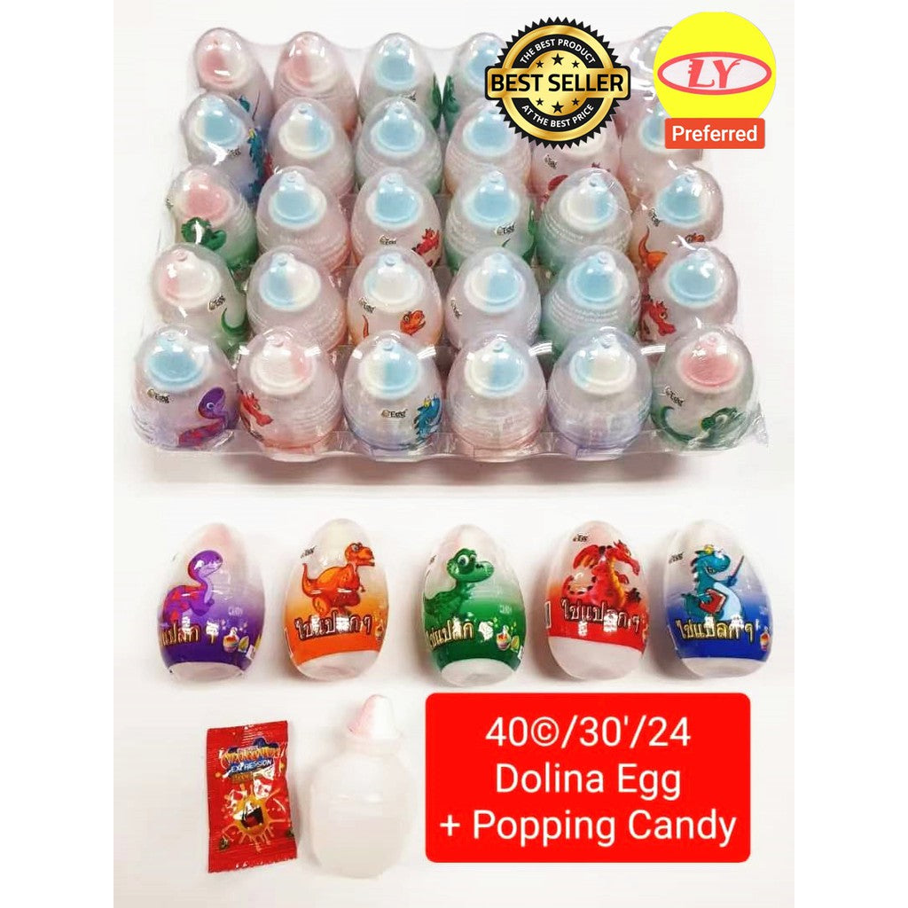 DINOSAUR + POPPING + NIPPLE CANDY 30PCS HALAL PARTY GIFT