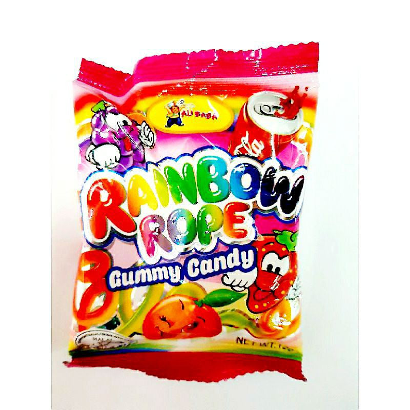 RAINBOW ROPE GUMMY CANDY 60PCS