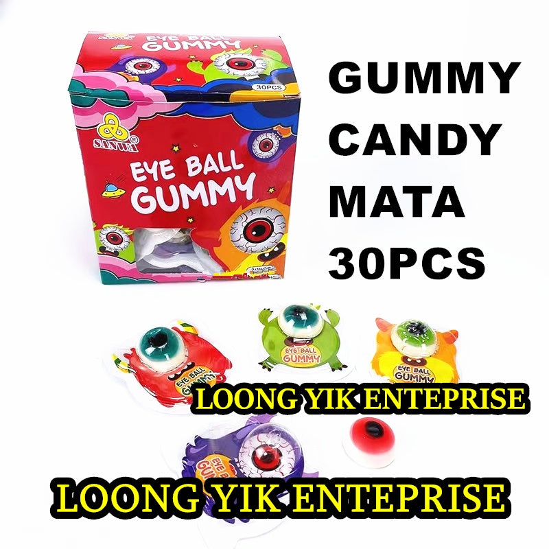 *HALAL* EYEBALL GUMMY JELLY MATA 30PCS