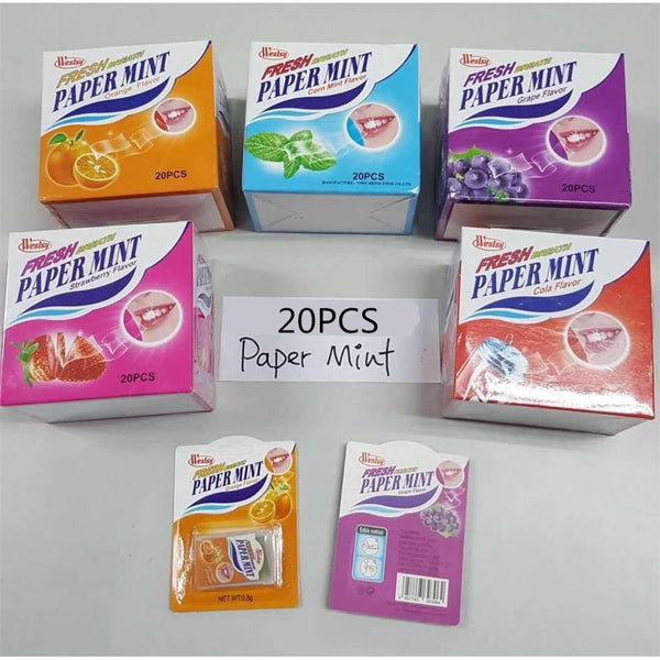 FRESH BREATH PAPER MINT CANDY 20PCS