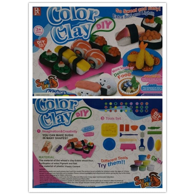 FUNNY DIY SUSHI PLAY CLAY SET