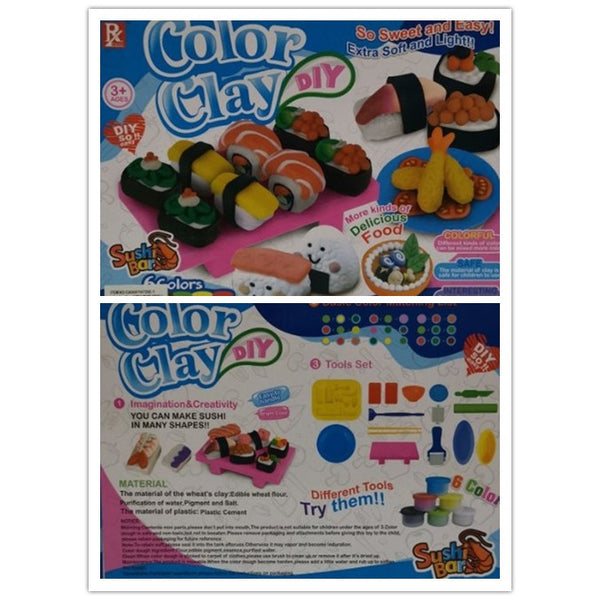 FUNNY DIY SUSHI PLAY CLAY SET