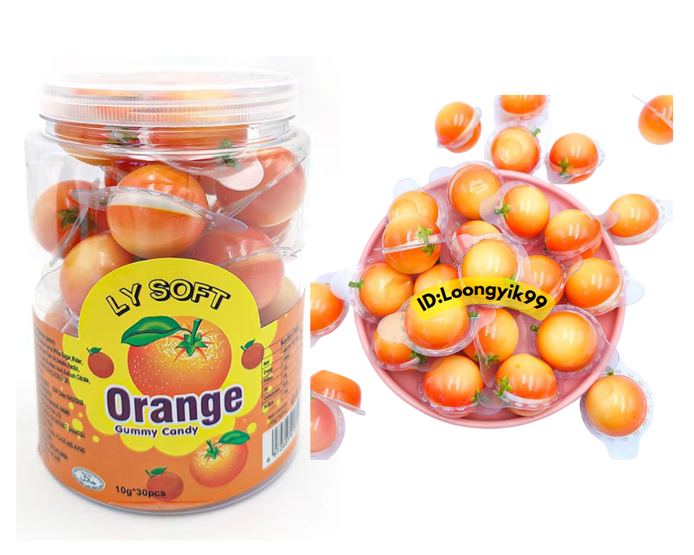 LY Soft Gummy Candy Filled Jam 30pcs