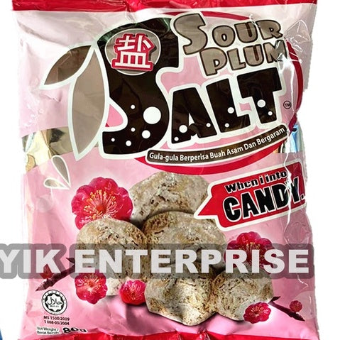 LEMON SALT CANDY / SOUR PLUM SALT CANDY 80G