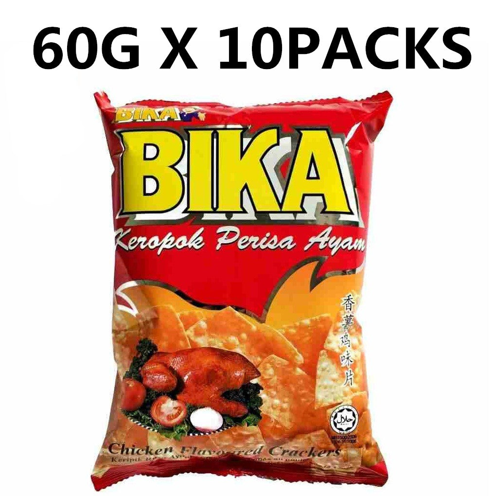 BIKA KEROPOK PERISA AYAM 12G / 60G