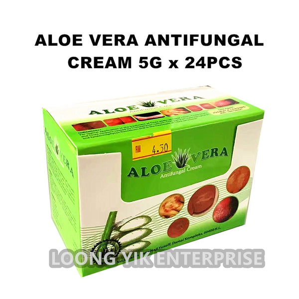 ALOE VERA ANTIFUNGAL CREAM 5g x 24pcs