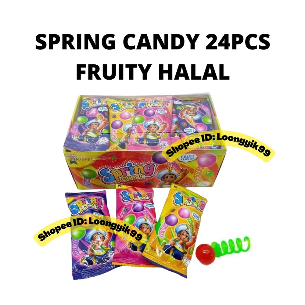 SPRING CANDY 24PCS FRUITY HALAL