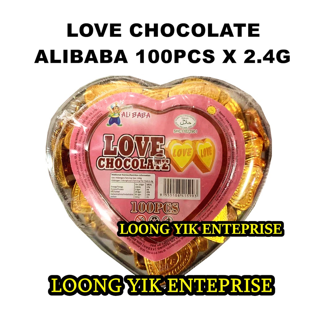 LOVE CHOCOLATE ALIBABA 100PCS X 2.4G