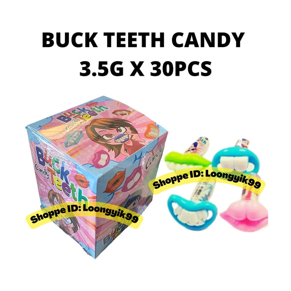 BUCK TEETH CANDY 3.5G X 30PCS HALAL