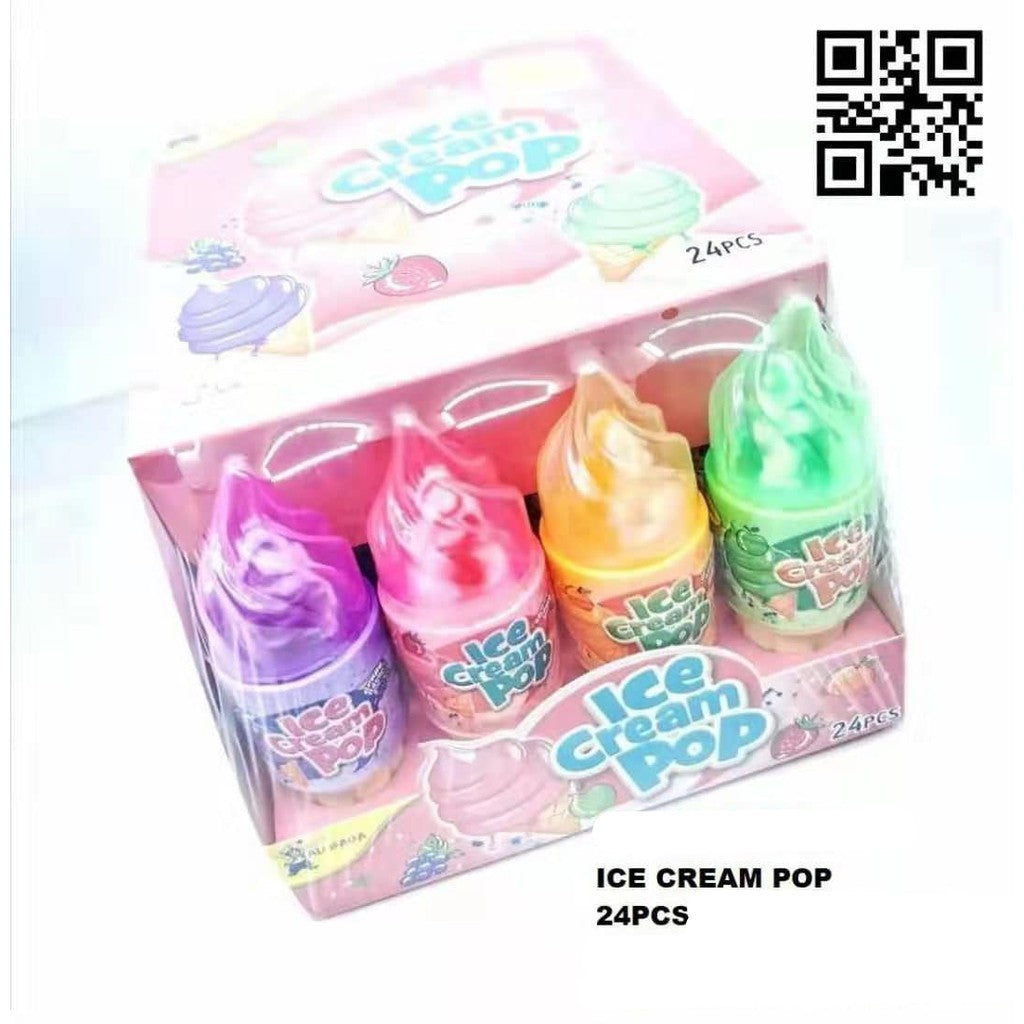 ICE CREAM POP FRUITY CANDY 24PCS