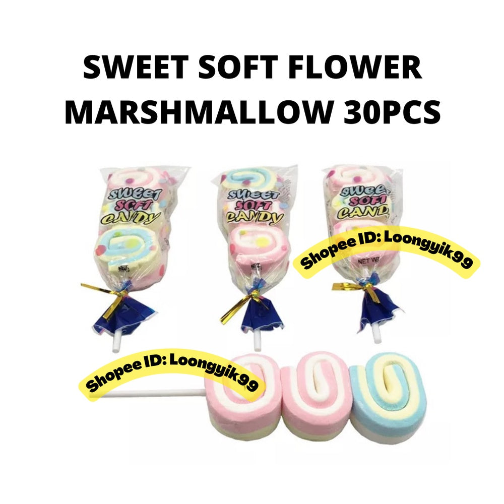 SWEET SOFT MARSHMALLOW CIRCLE 30PCS