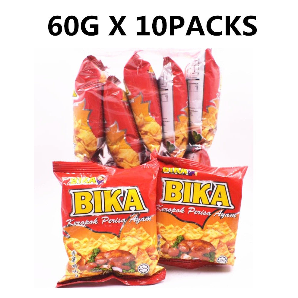 BIKA KEROPOK PERISA AYAM 12G / 60G