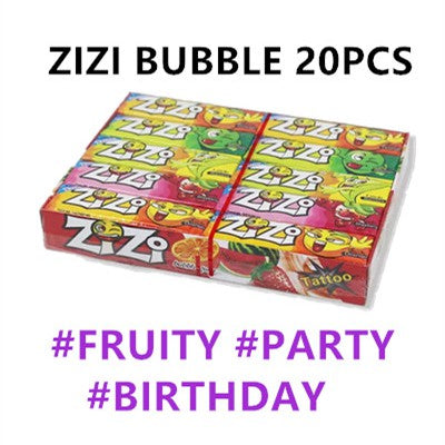 ZIZI BUBBLE GUM 20PCS