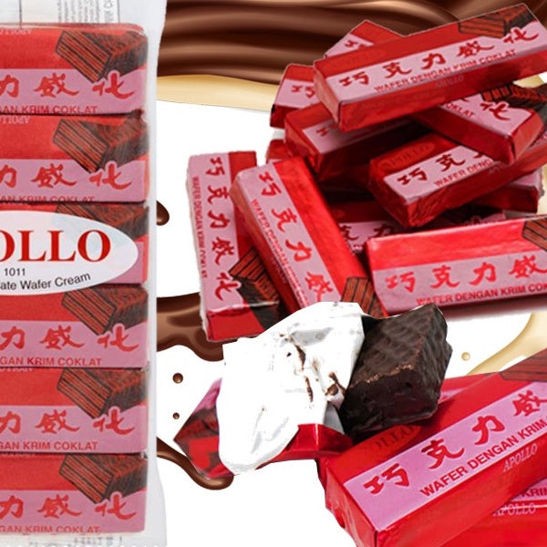 Apollo Wafer ( Chocolate / Susu ) 48PCS