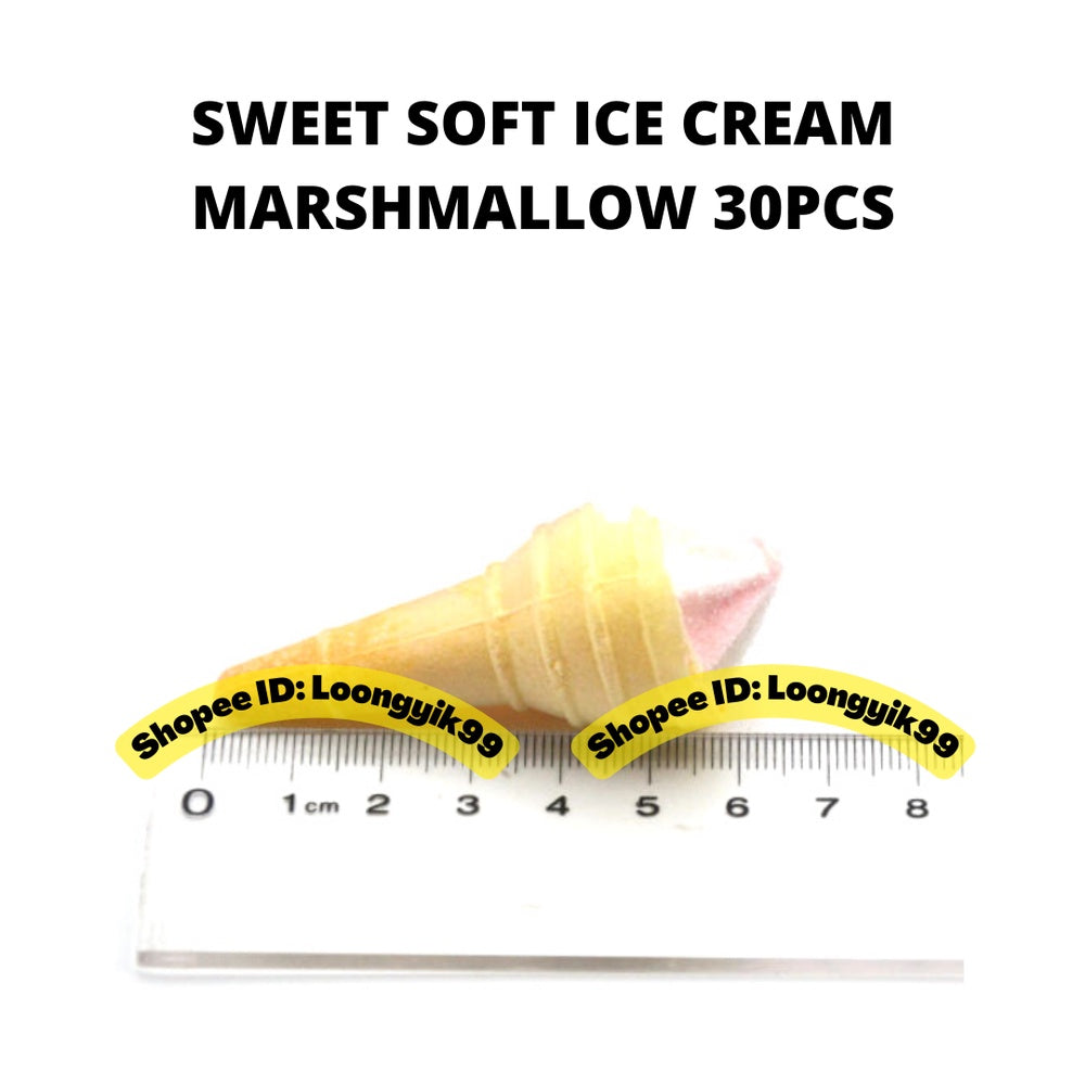 SWEET SOFT ICE CREAM MARSHMALLOW 30PCS HALAL