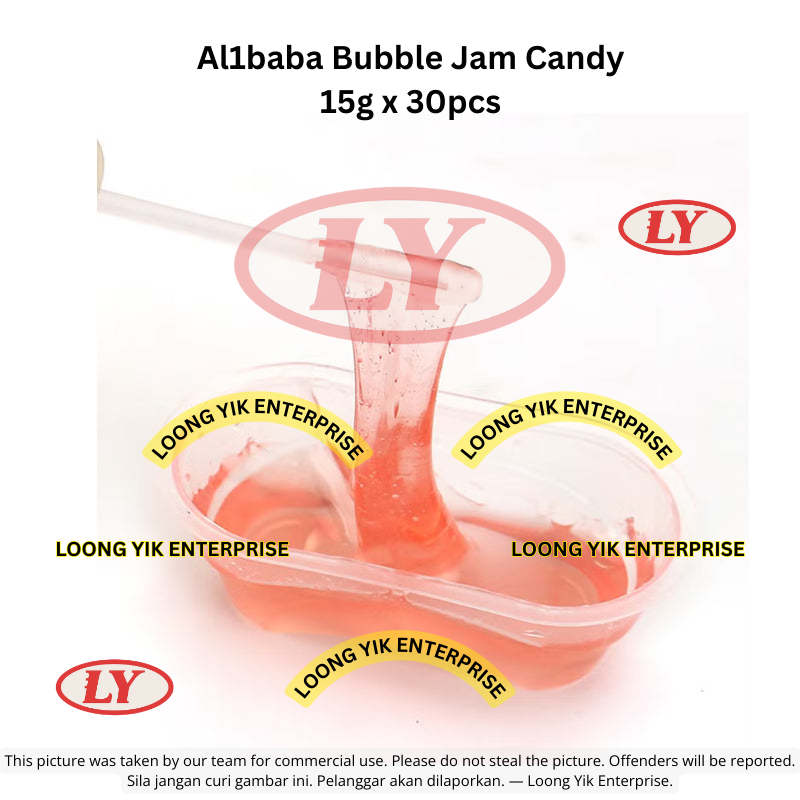 *Halal* Al1baba Bubble Jam Candy 15g x 30pcs