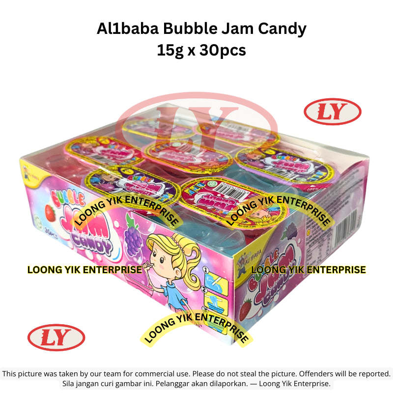 *Halal* Al1baba Bubble Jam Candy 15g x 30pcs