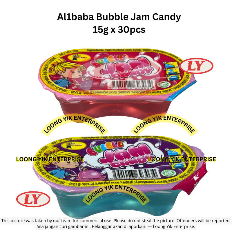 *Halal* Al1baba Bubble Jam Candy 15g x 30pcs