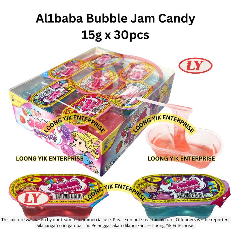 *Halal* Al1baba Bubble Jam Candy 15g x 30pcs