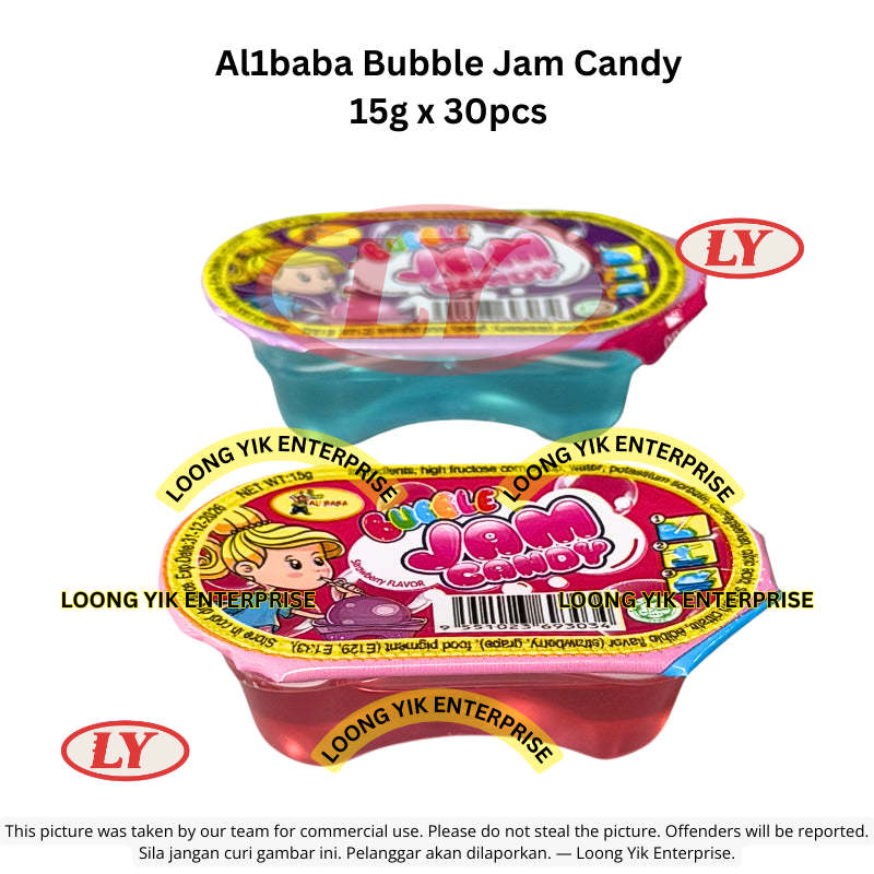 *Halal* Al1baba Bubble Jam Candy 15g x 30pcs