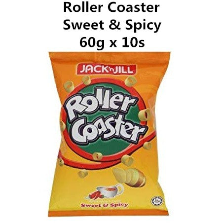 Roller Coaster 6 Flavour Snack 60g x 10s