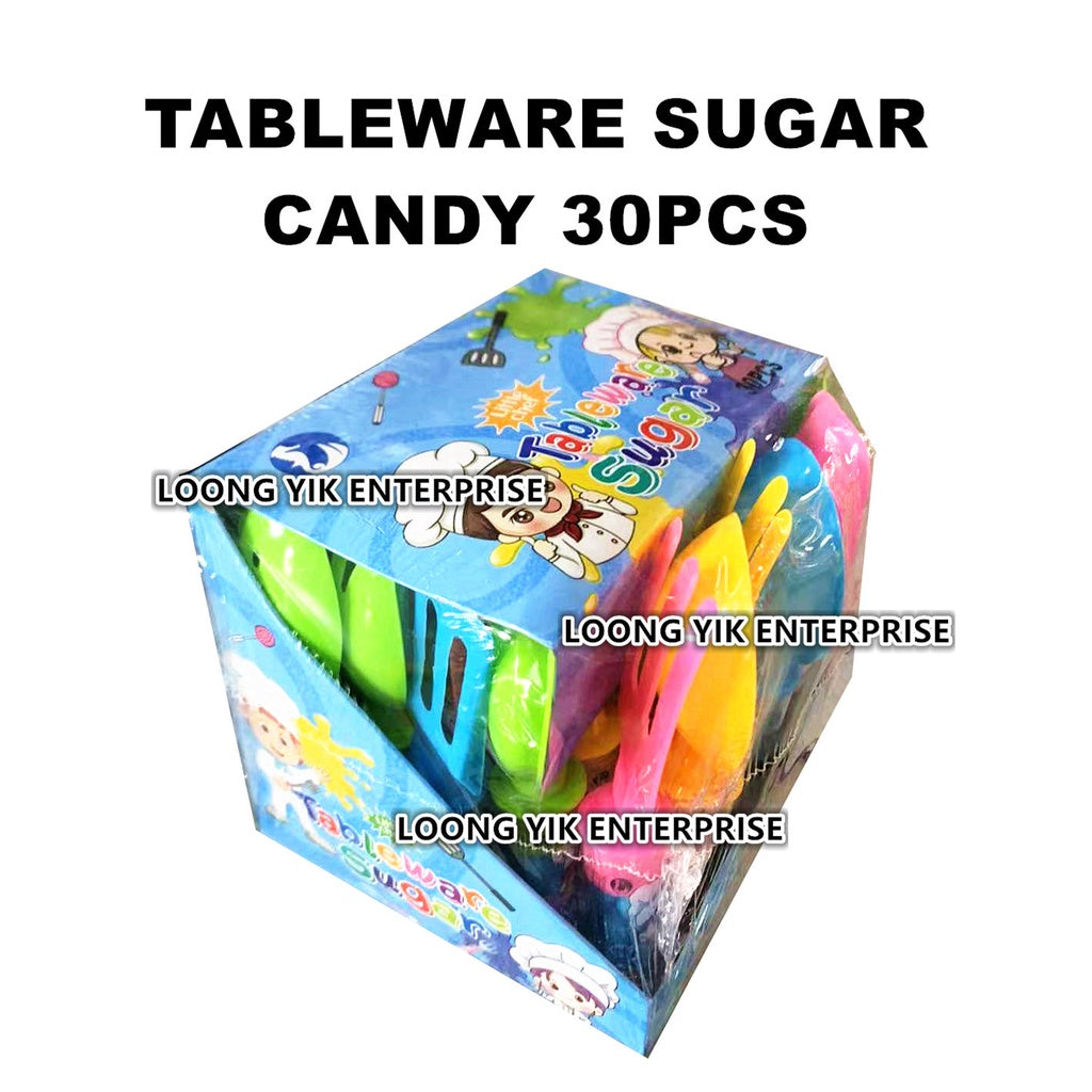 TABLEWARE SUGAR CANDY 30PCS FRUITY HALAL