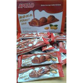 APOLLO ROKA PEANUT BAR (24PCSX18G) READY STOCK AND HALAL