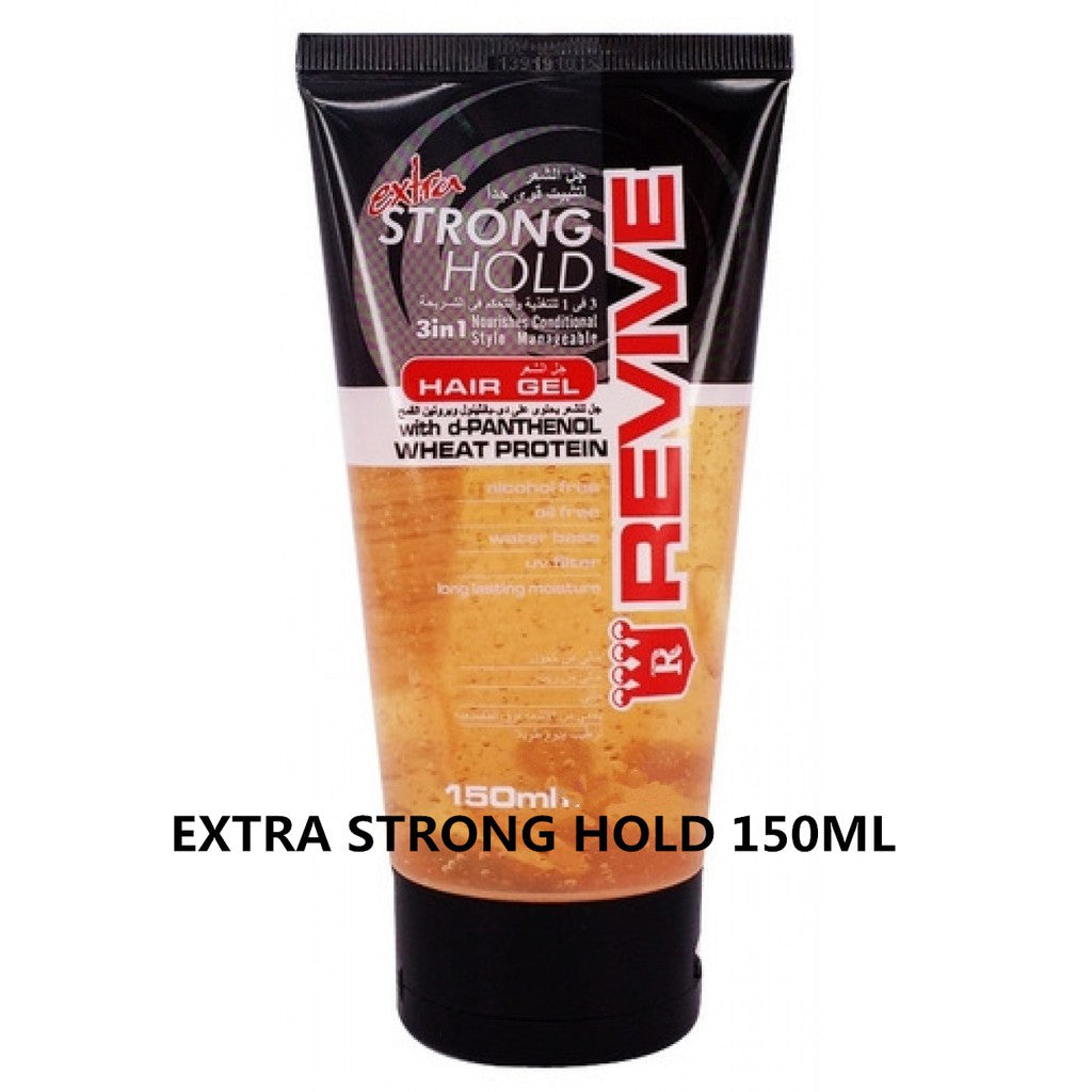 REVIVE HAIR GEL ASSORTED 150ML X 6PCS