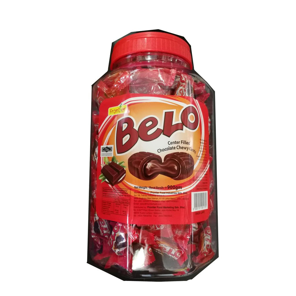 BELO CENTER FILLED CHOCOLATE CHEWY CANDY 900G