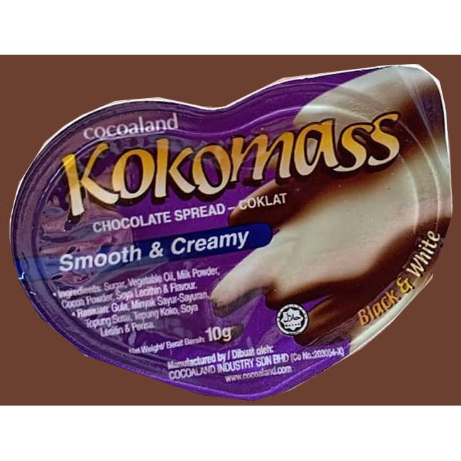 COCOALAND KOKOMASS CHOCOLATE BLACK&WHITE 10G X 48PCS