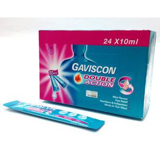 GAVISCON DOUBLE ACTION 24PCS X 10ML