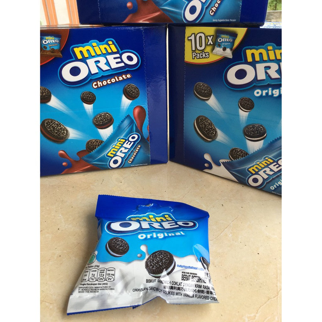 Oreo Mini Handy Pack - Original/Chocolate Creme (20.4g X 10 Packs)