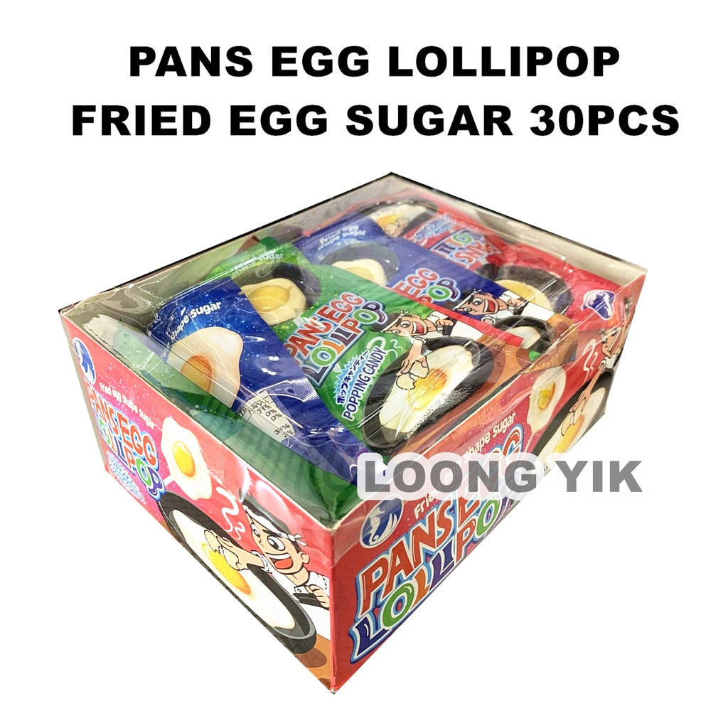 PANS EGG LOLLIPOP FRIED EGG SUGAR 30PCS