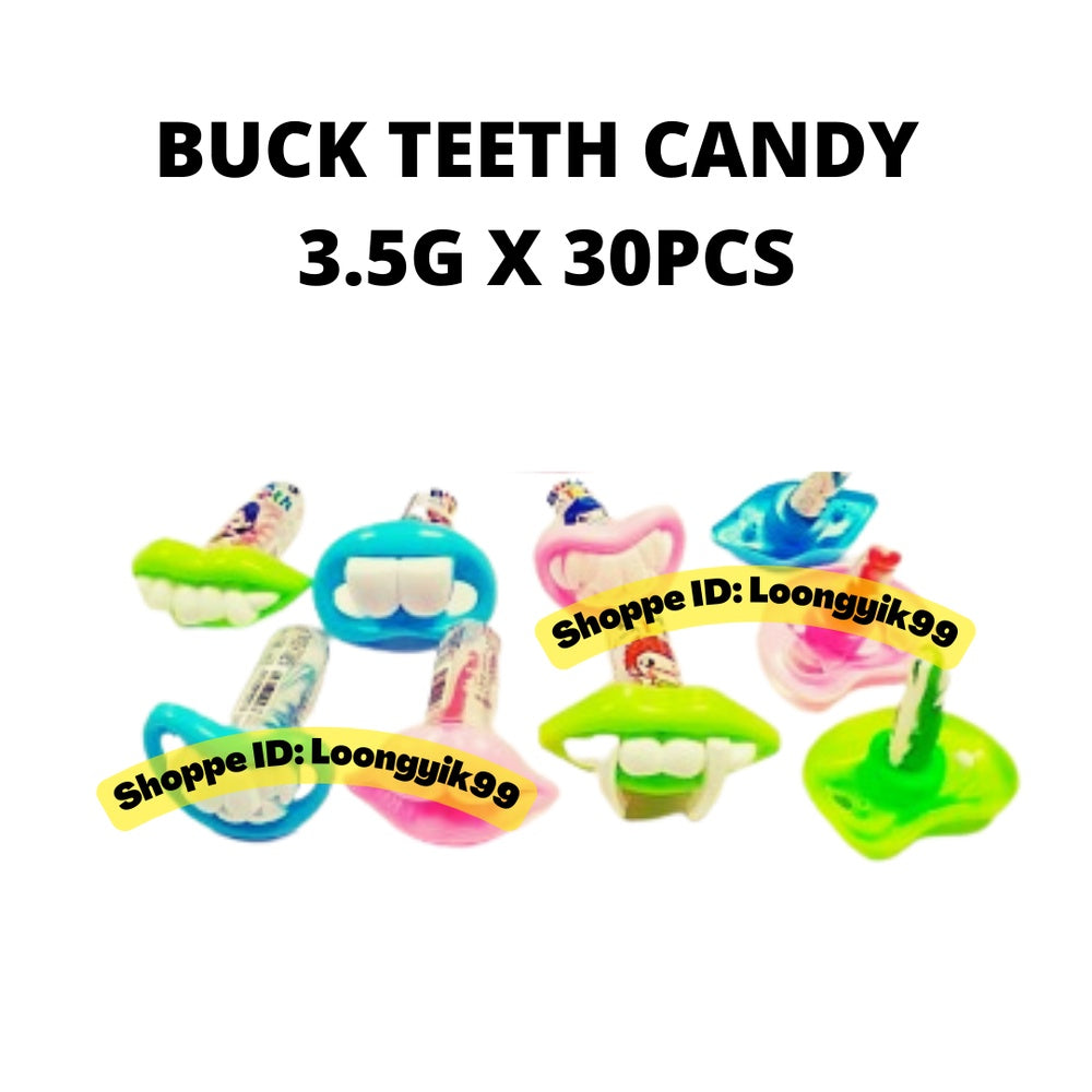 BUCK TEETH CANDY 3.5G X 30PCS HALAL