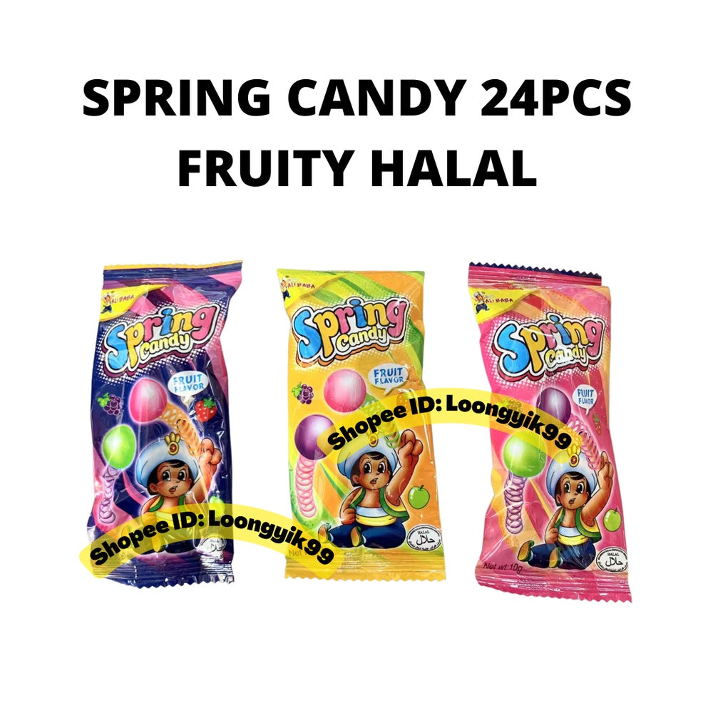 SPRING CANDY 24PCS FRUITY HALAL