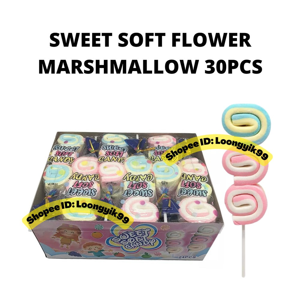 SWEET SOFT MARSHMALLOW CIRCLE 30PCS