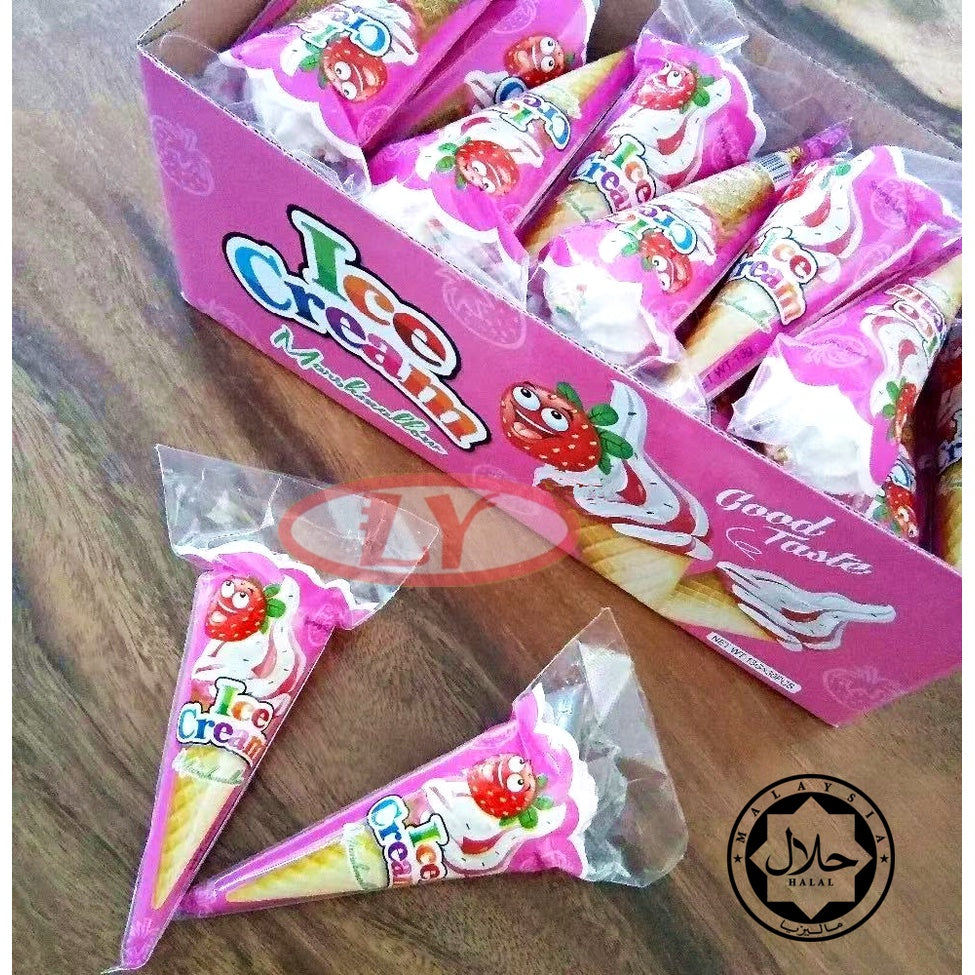 ICE CREAM MARSHMALLOW 10G X 30PCS HALAL