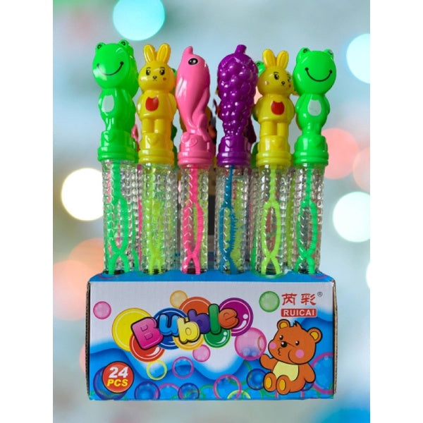 BUBBLE STICK WATER BLOW PLAY TOY 24PCS (26CM)