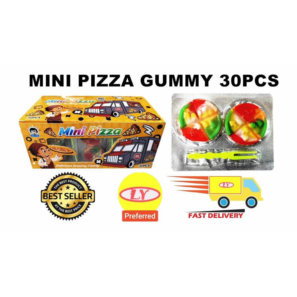 MINI PIZZA GUMMY 30PCS HEPIN HALAL