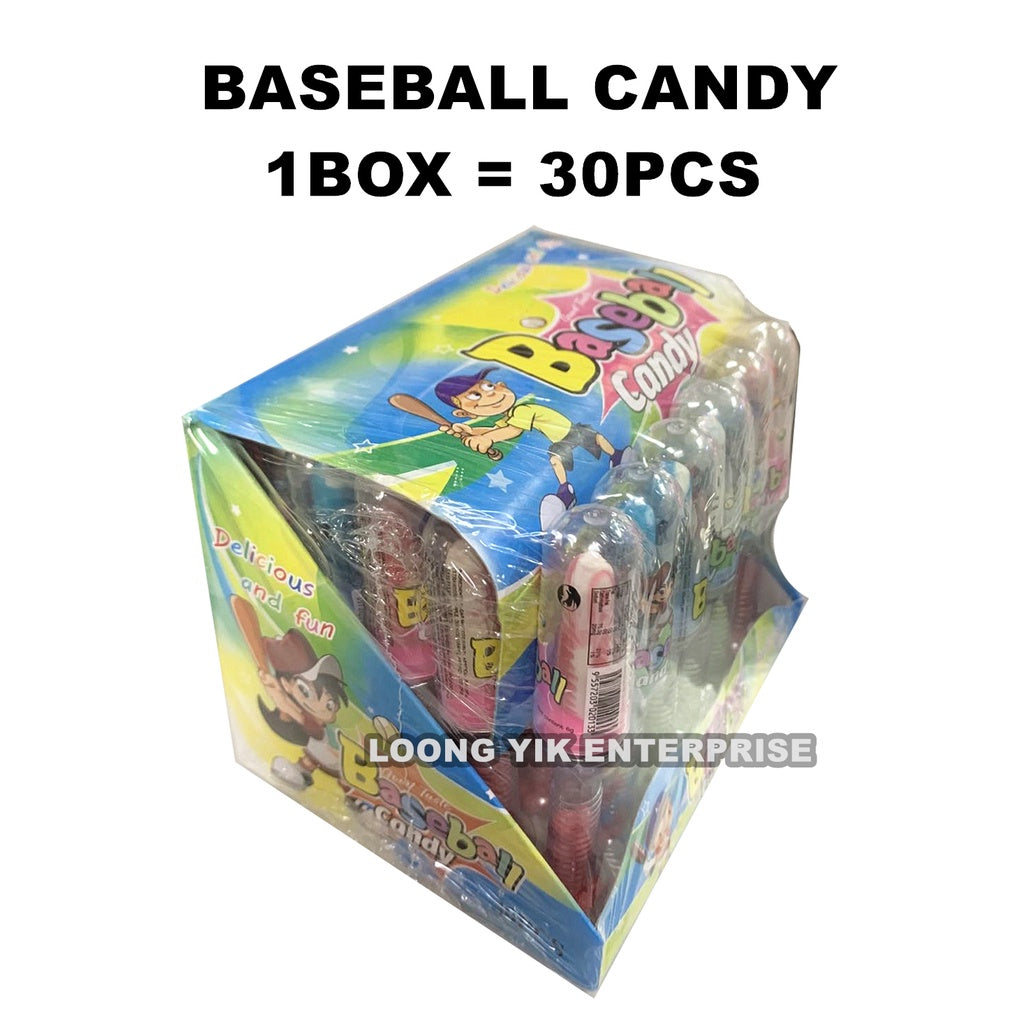 BASEBALL CANDY LOLLIPOP 30PCS