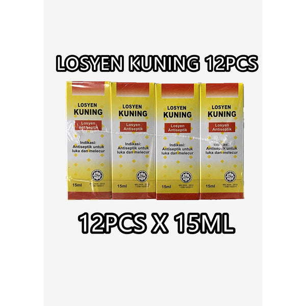 LOSYEN KUNING 12PCS SAPU LUKA