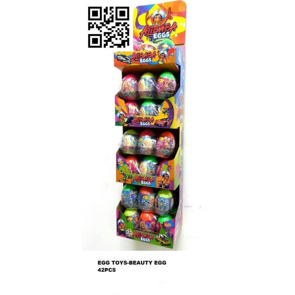 BEAUTY EGG BIRTHDAY PARTY KIDS TOY CHOCOLATE 42PCS